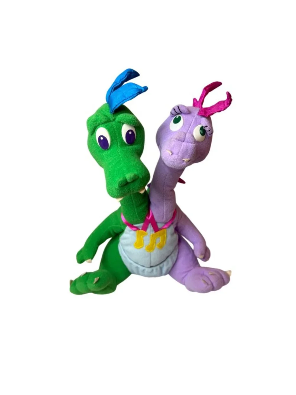 Vintage 1999 Playskool Dragon Tales Zak & Wheezie Plush Stuffed Animal Toy 11